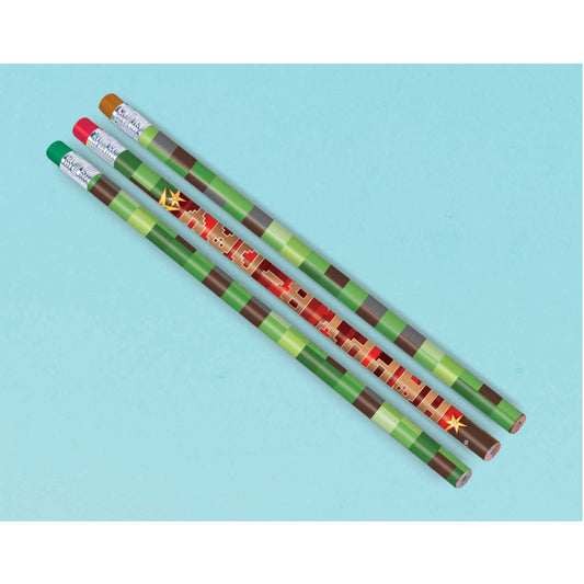 TNT Party! Pixel Game Pencils 12 Pack