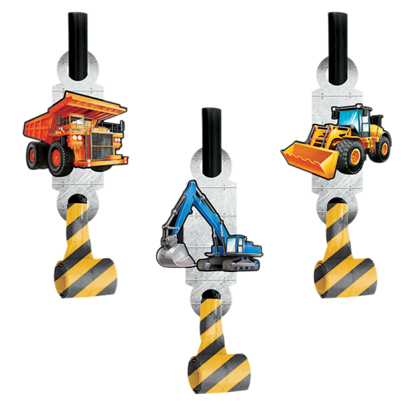 Big Dig Construction Blowouts 8 Pack