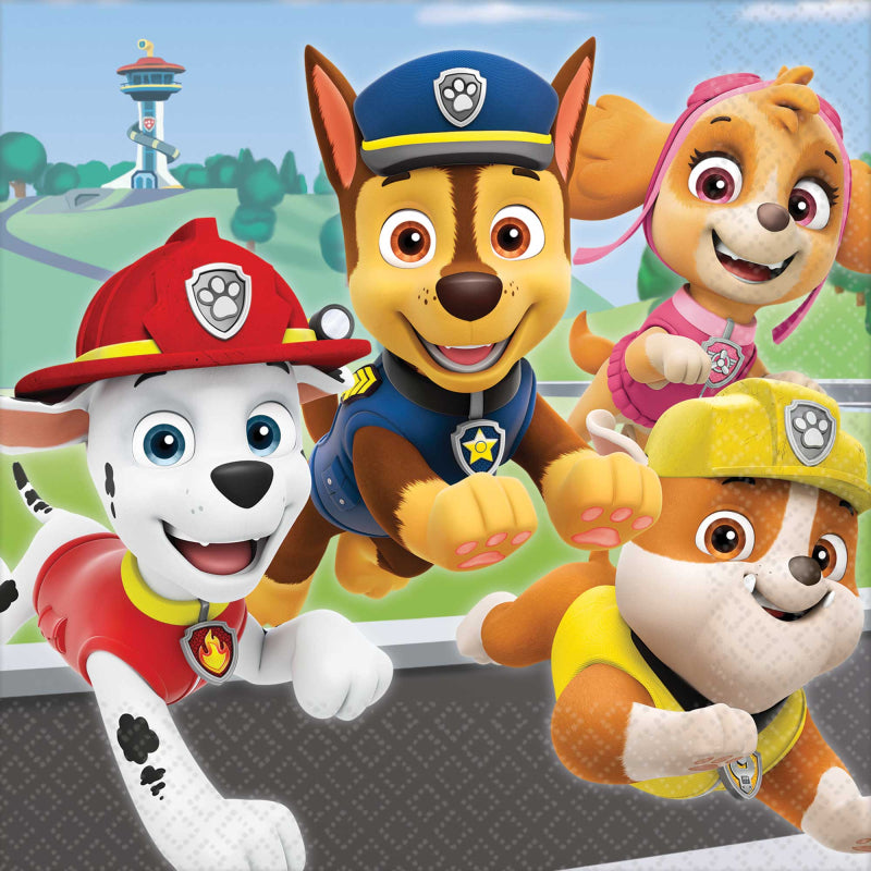 Paw Patrol Adventures Luncheon Napkins 16 Pack