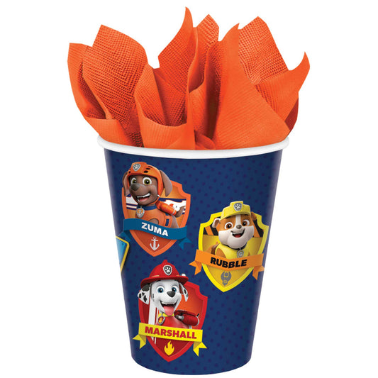 Paw Patrol Adventures 266ml 9oz Paper Cups 8 Pack