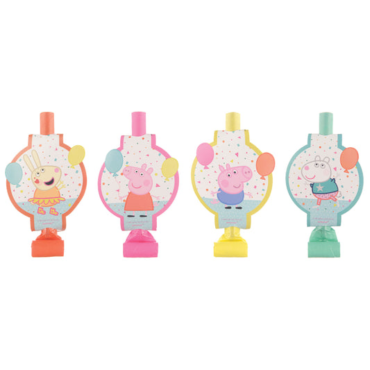 Peppa Pig Confetti Party Blowouts 8 Pack