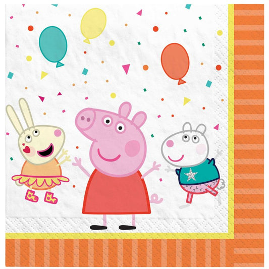 Peppa Pig Luncheon Napkins 16 Pack