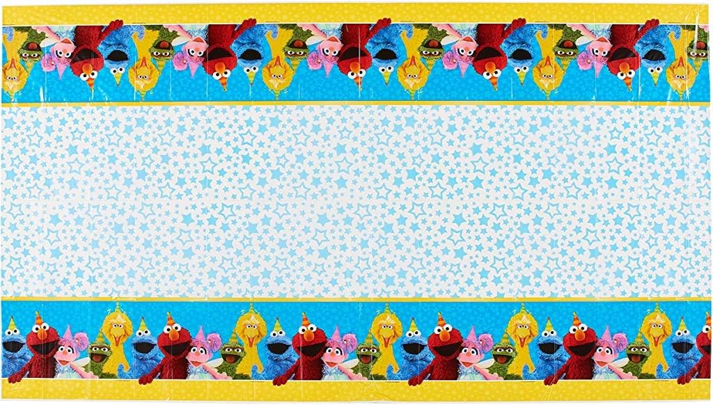 Sesame Street Plastic Tablecloth 243cm x 137cm