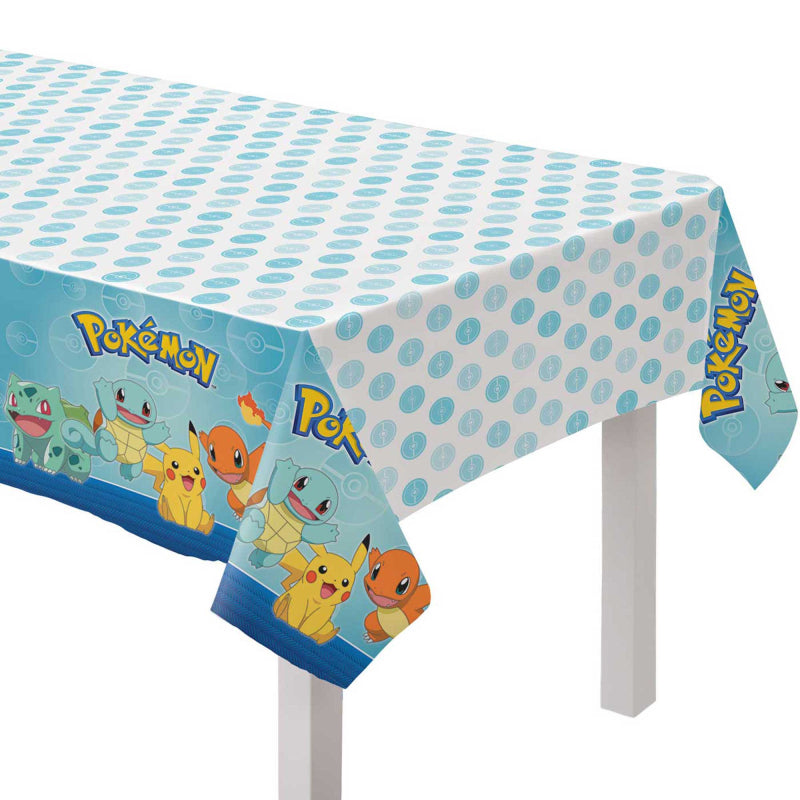 Pokemon Classic Paper Tablecloth Table Cover 243cm x 137cm