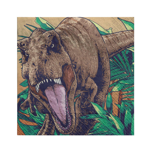 Jurassic Into The Wild Lunch Napkins 16 Pack