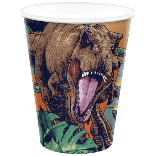Jurassic Into The Wild 9oz Paper Cups 8 Pack