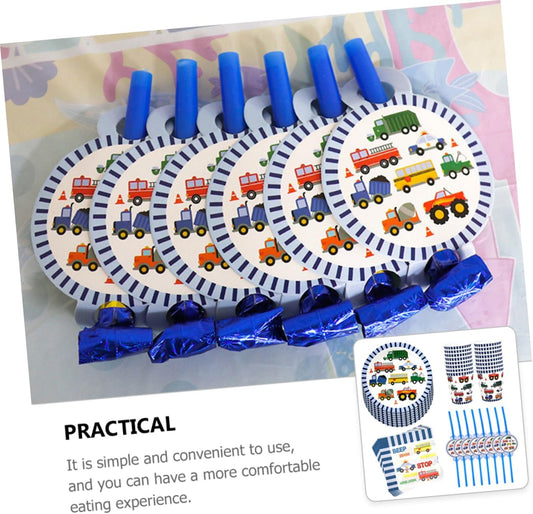 Construction Trucks Party Blowout 6 Pack