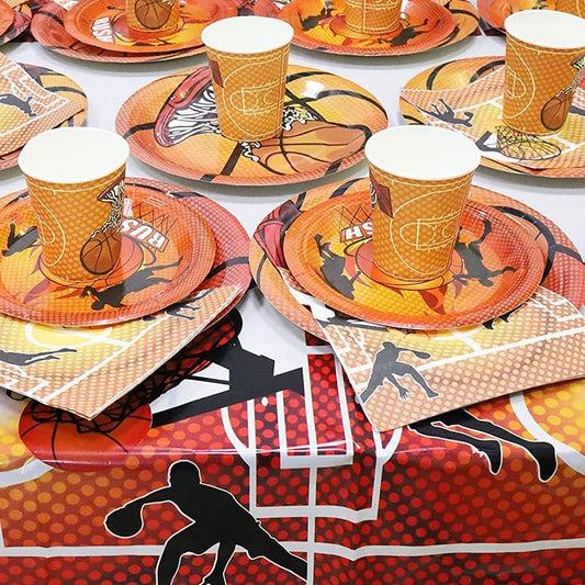 Basketball Theme Party 266ml (9oz) Paper Cups 8 Pack