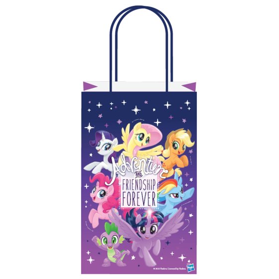 My Little Pony Friendship Adventures Theme Paper Gift Bags with Handle 8 Pack
