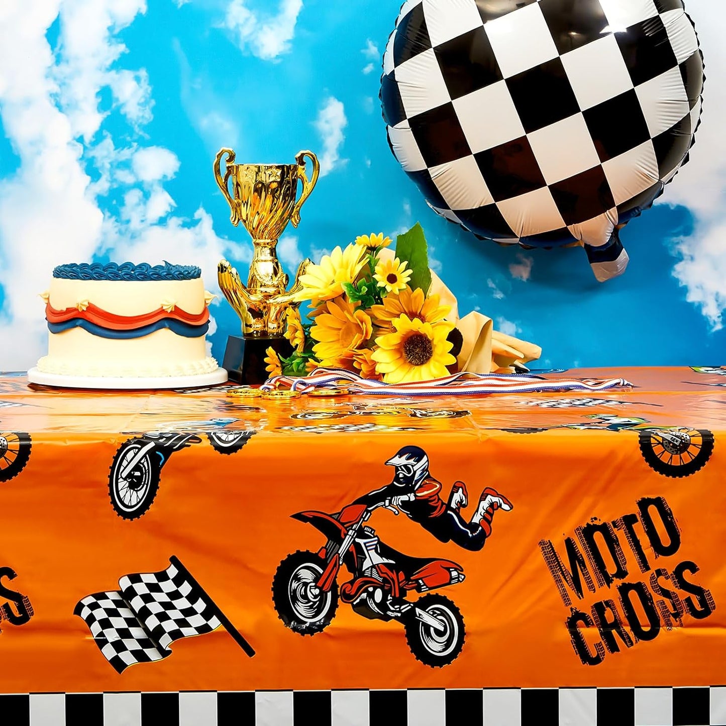 Motorcycle Table Cover Plastic 220cm x 130cm