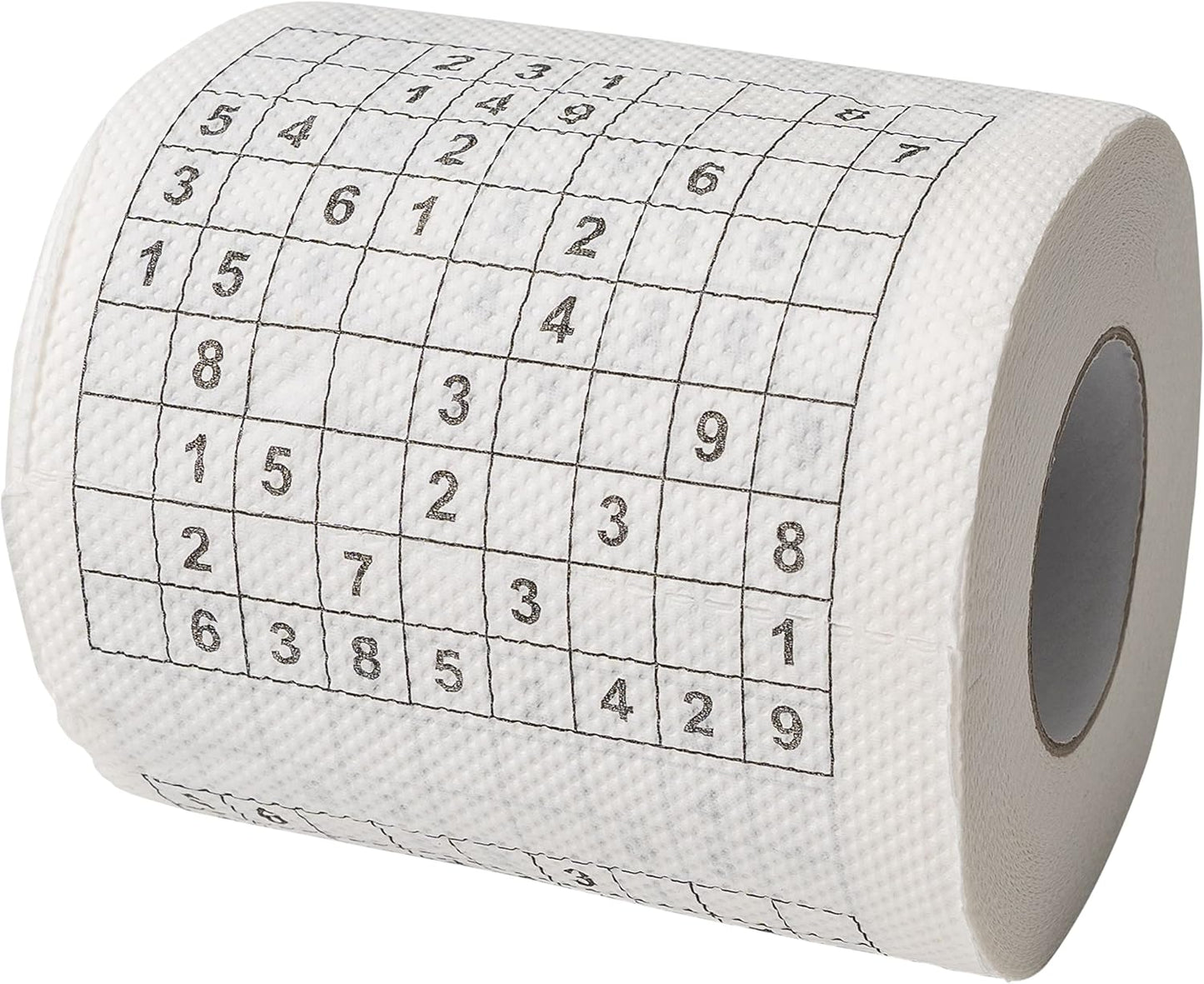 Sudoku + US Dollar Funny Toilet Paper Roll 4 Pack