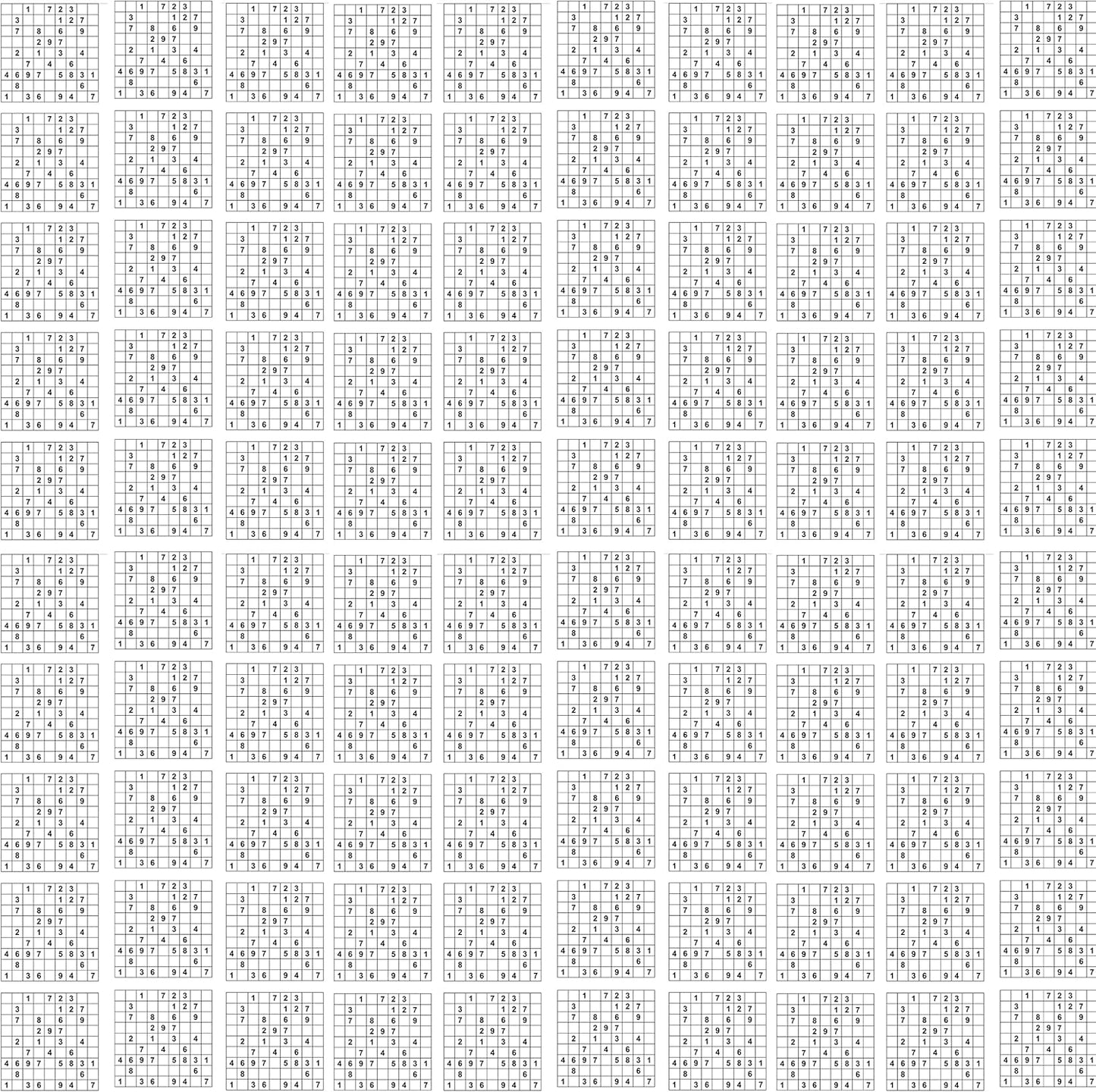 Sudoku + US Dollar Funny Toilet Paper Roll 4 Pack