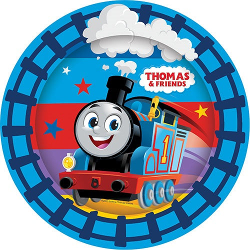 Thomas The Tank Engine 9 inch Paper Plates Round 8 Pack