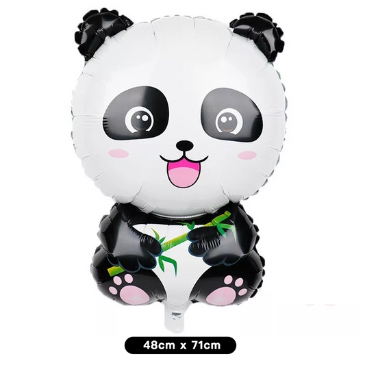Panda Shaped Foil Balloons 5 Pack