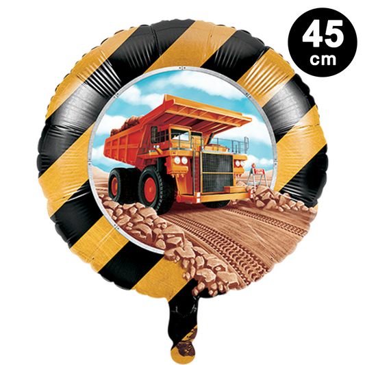 Big Dig Construction 45cm Helium Foil Balloon