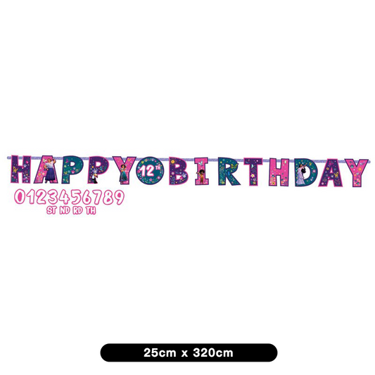 Encanto Jumbo Add-An-Age Letter Banner 3 Meter