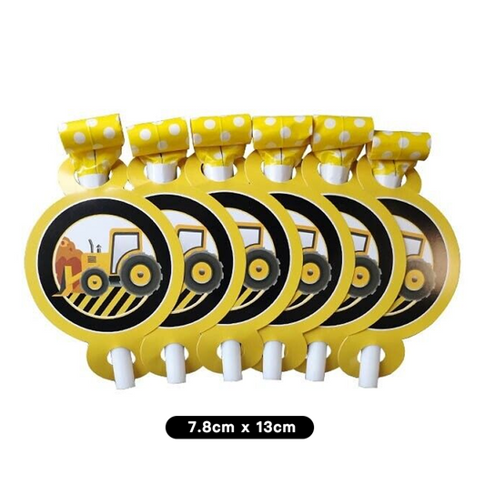 Construction Trucks Party Blowout 6 Pack