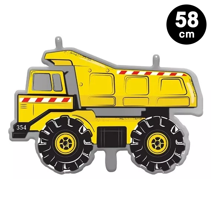 Construction Party Zone Helium Quality Foil Balloon 60cm