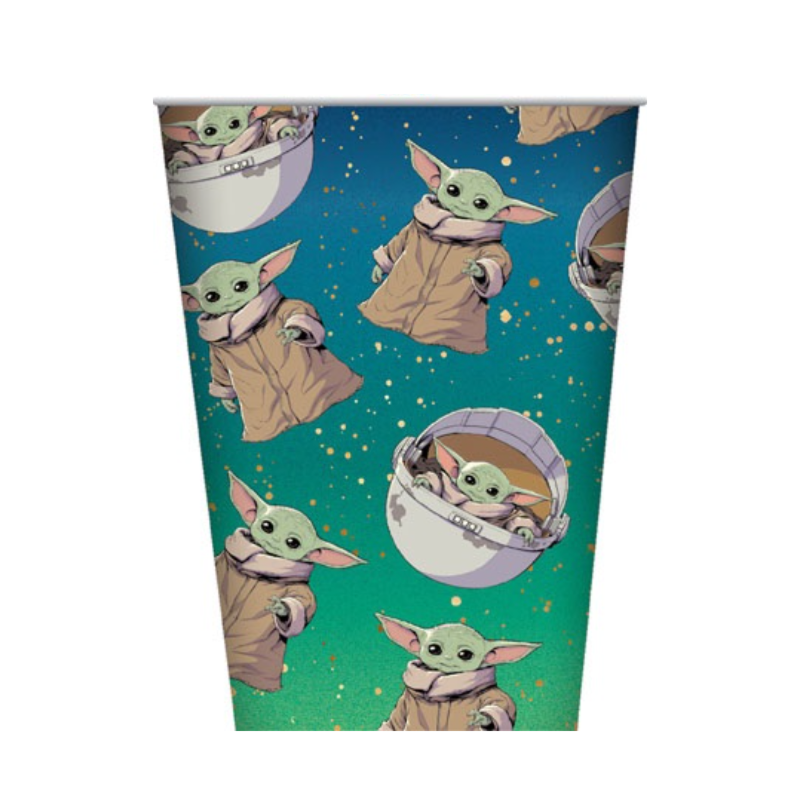 Star Wars the Mandalorian 9oz Paper Cups 8 Pack