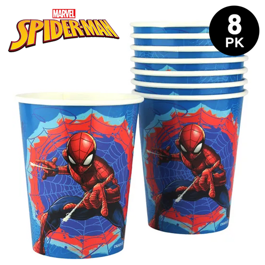 Marvel Spider-Man 266ml Paper Cups 8 Pack