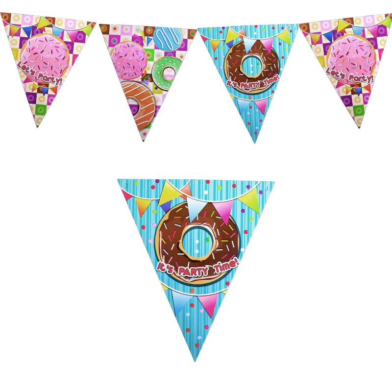 My Sweet Donuts Party Pennant 2 Meter