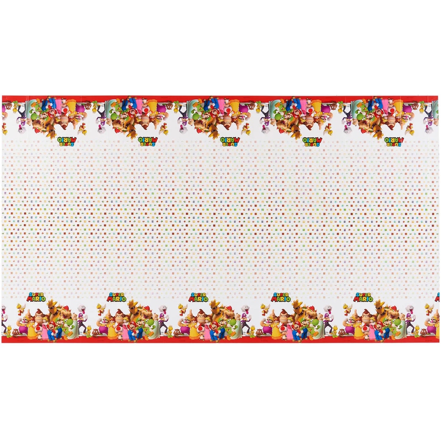 Super Mario Brothers Plastic Tablecloth Table Cover 243cm x 137cm