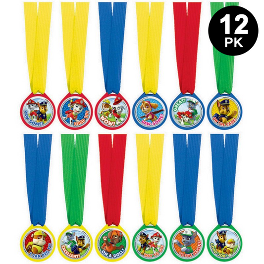 Paw Patrol Mini Award Medals Party Favour 12 Pack