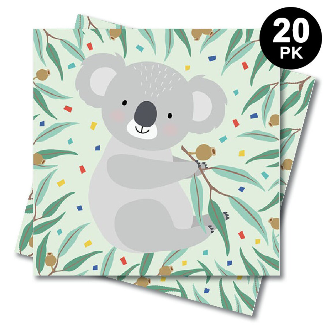 Australiana Koala Luncheon Napkins 20 Pack