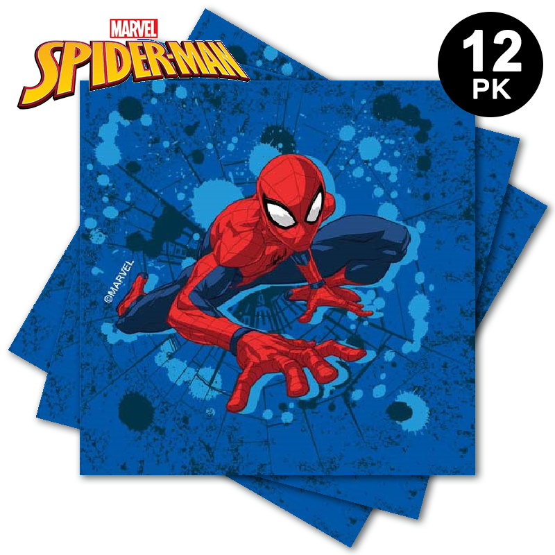 Marvel Spider-Man Luncheon Napkins 12 Pack