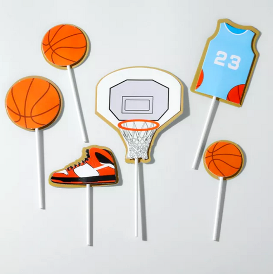 Basketball Birthday Cake Topper Decorations