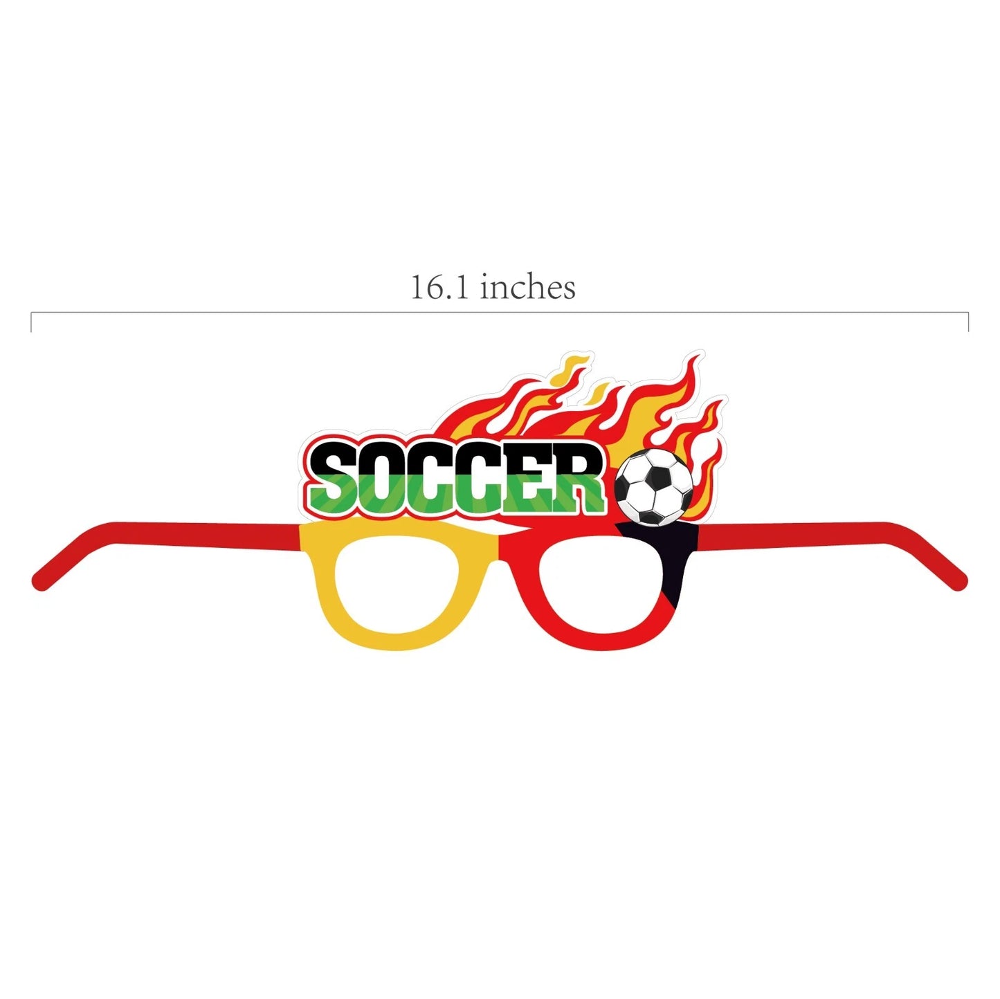 Pack of 12 Soccer Champions Theme Party Paper Glasses