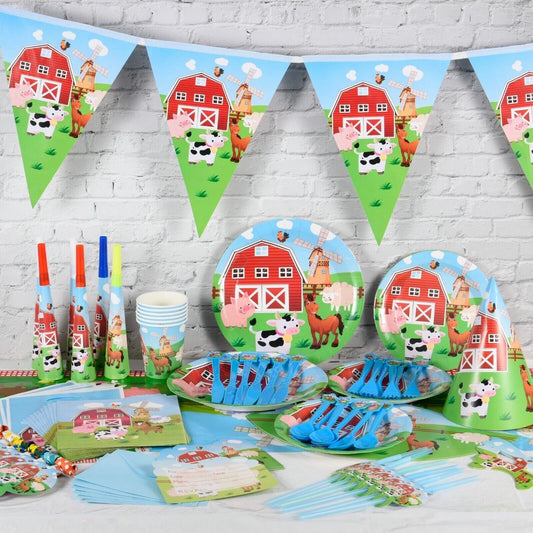 Farm Animals Party Pennant 2 Meter
