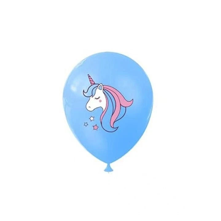 20pcs Unicorn Theme Assorted Latex Balloons