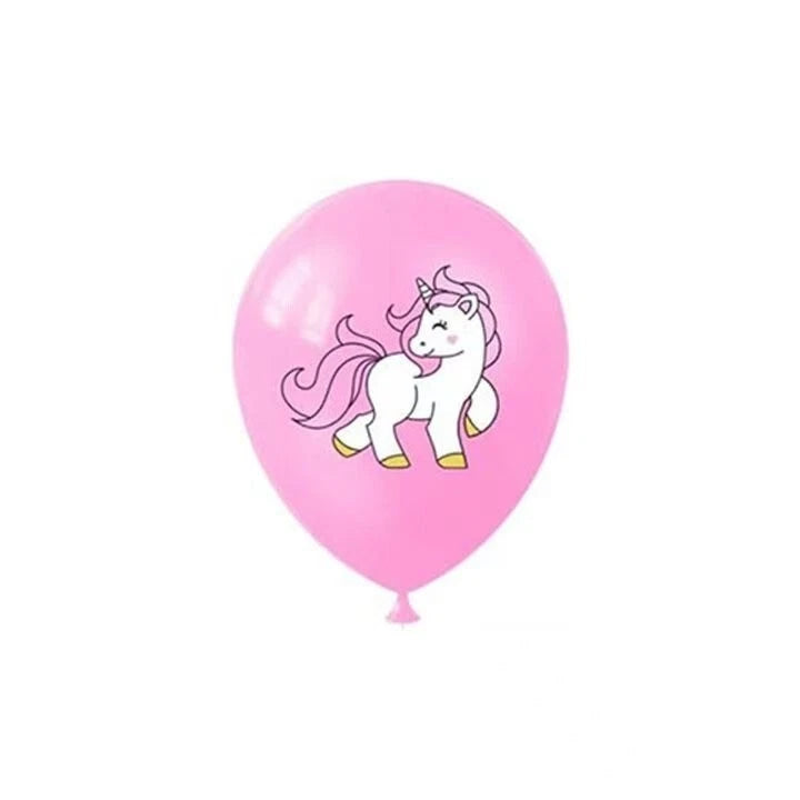20pcs Unicorn Theme Assorted Latex Balloons
