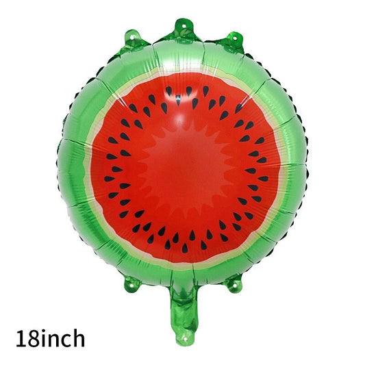 Watermelon Shaped Foil Balloons 5pcs