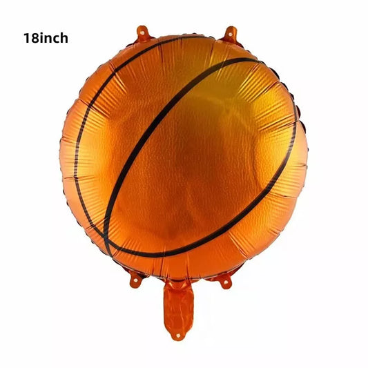 Basketball Soccer Rugby Baseball Sports Theme Foil Balloon Set 5 Pack