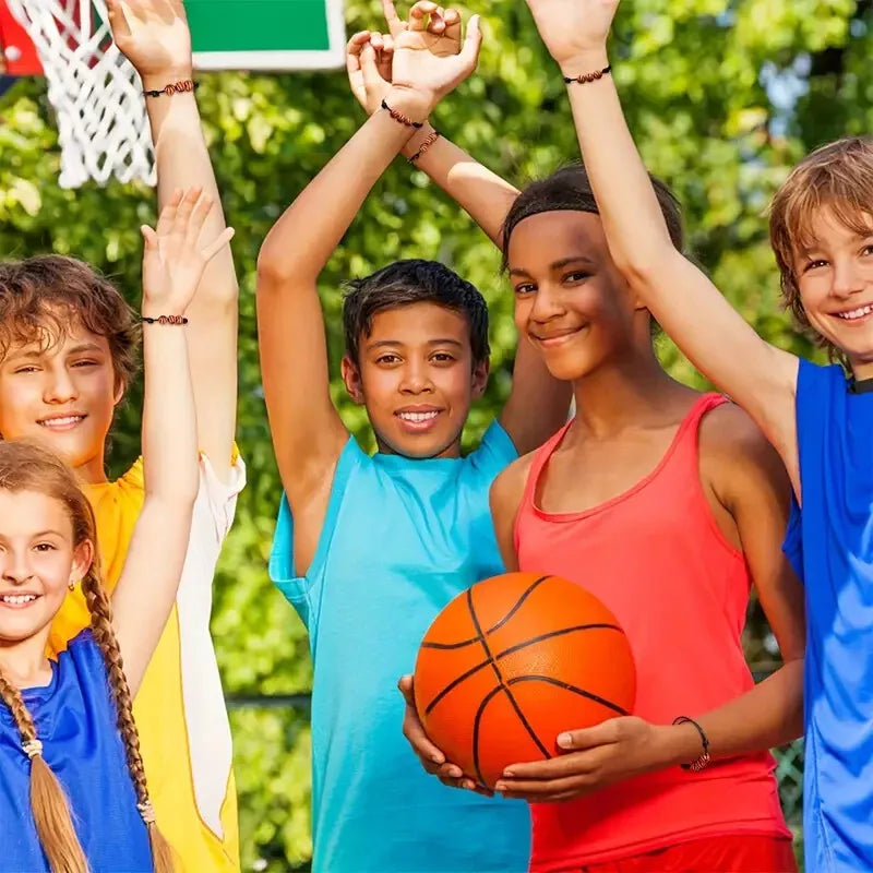 Basketball Theme Adjustable Bracelet 12 Pack