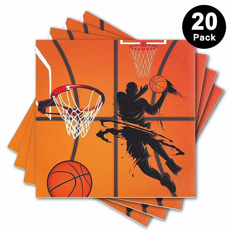 Basketball Theme Party Luncheon Napkins 20 Pack