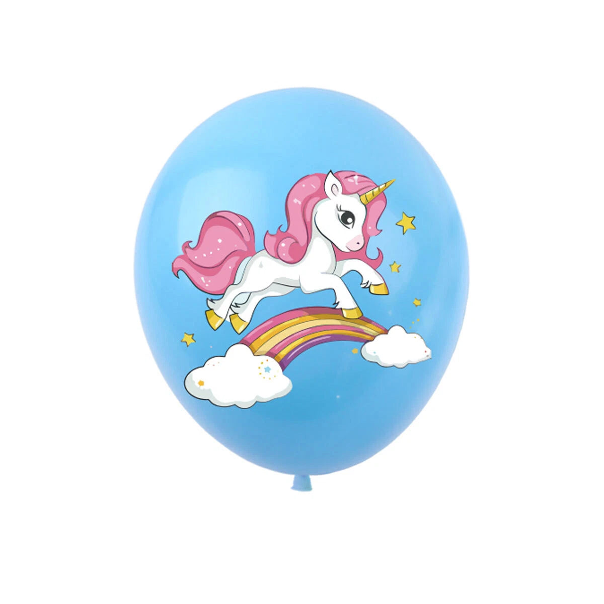 Unicorn Theme Assorted Latex Balloons 16pcs