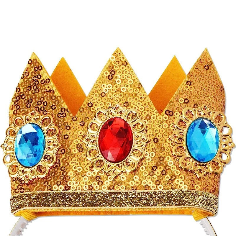 Set of 4 Princess Crown Accessories Kit Cosplay Costume Party Favours