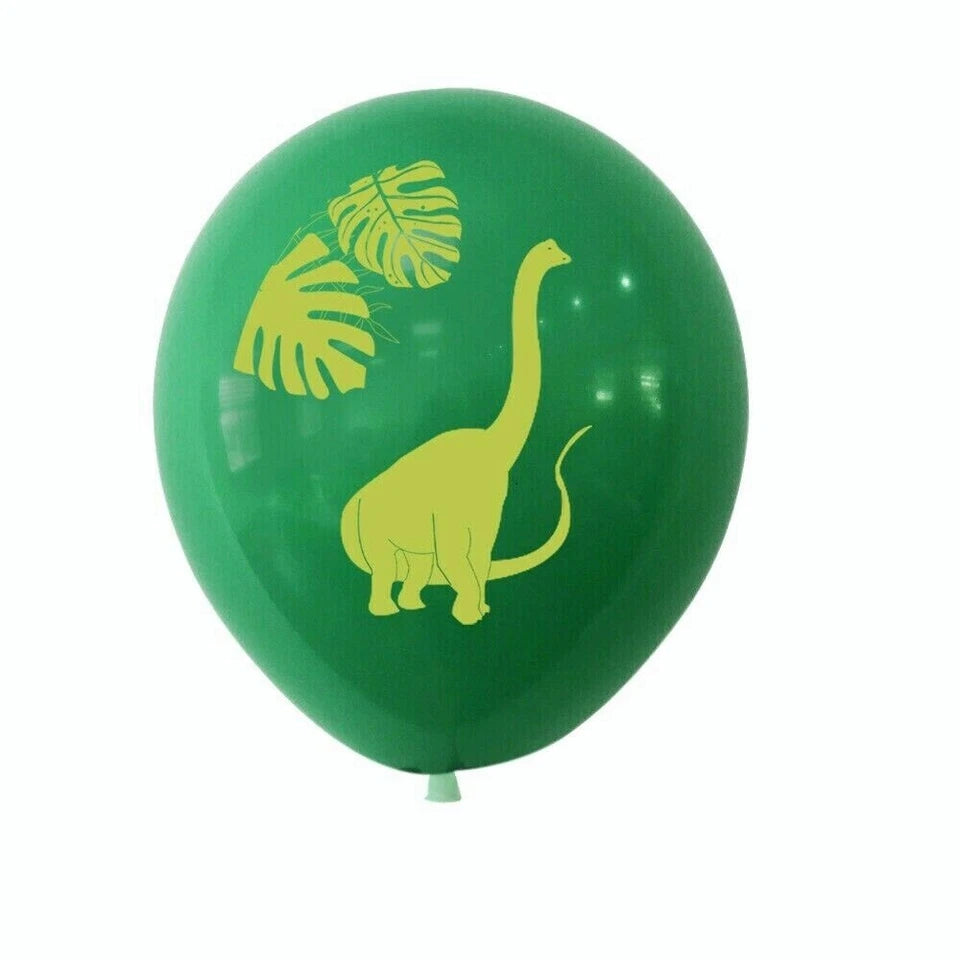 32pcs Dinosaur Printed 12 inch Latex Balloons