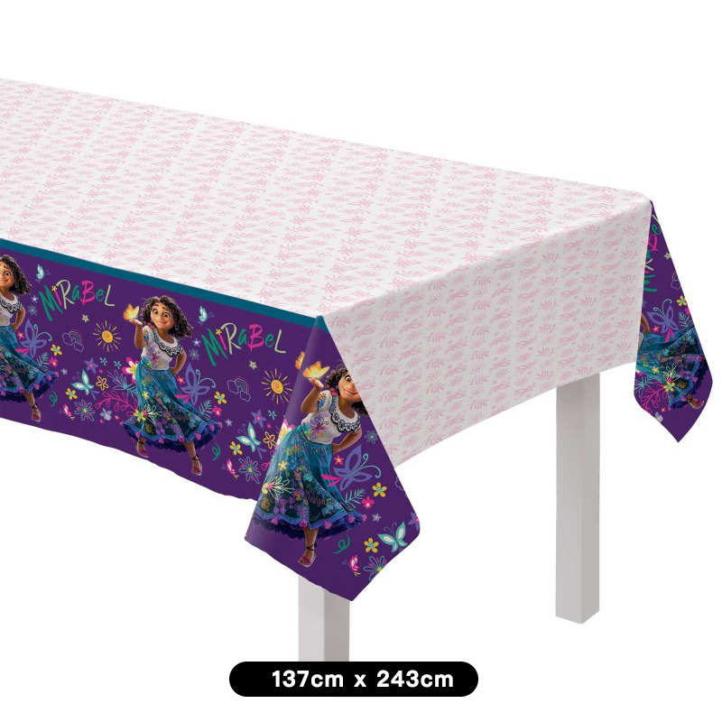 Encanto Paper Tablecloth Table Cover 243cm x 137cm