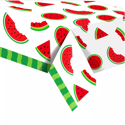 Watermelon Theme Tablecloth Plastic 220cm x 130cm