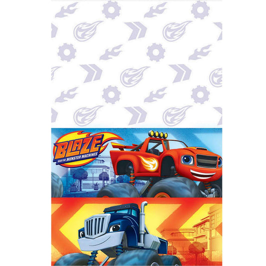 Blaze & The Monster Machines Table Cover Plastic 243cm x 137cm