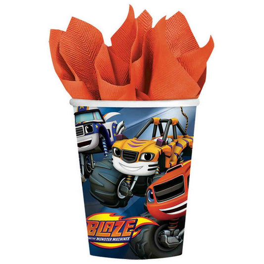 Blaze & The Monster Machines 266ml 9oz Cup 8 Pack