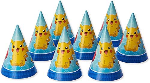 Pokemon Paper Coned Hats 8 Pack