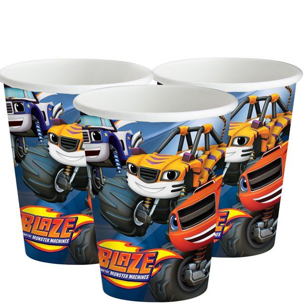 Blaze & The Monster Machines 266ml 9oz Cup 8 Pack