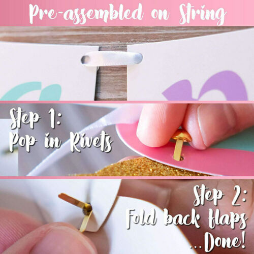 Unicorn Theme Birthday Party Banner