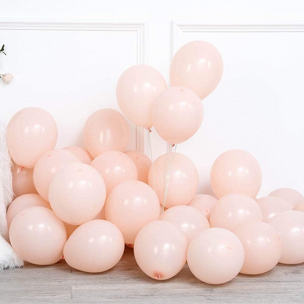 136pcs Peach Rose Gold Confetti Garland Balloon Arch Kit | DIY Baby Shower Birthday Wedding Anniversary Party Decorations