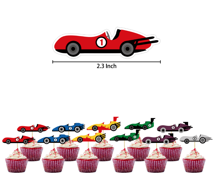 Racing Car Party Set Sports Theme Birthday Party Decoration